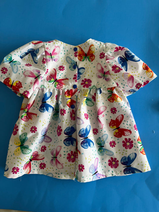 Infant Dress, Butterflies, SS