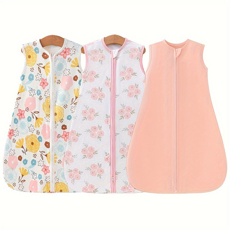 3pcs Sleeping Bag With 2 Way Zipper, Cuddle Swaddle Cover, Wrap Set 0- Comfortable 100% Sleeping Bag With Zipper Easy To Change Diaper Helps Prevent The Startle Reflex, Halloween Christmas New Year Gift