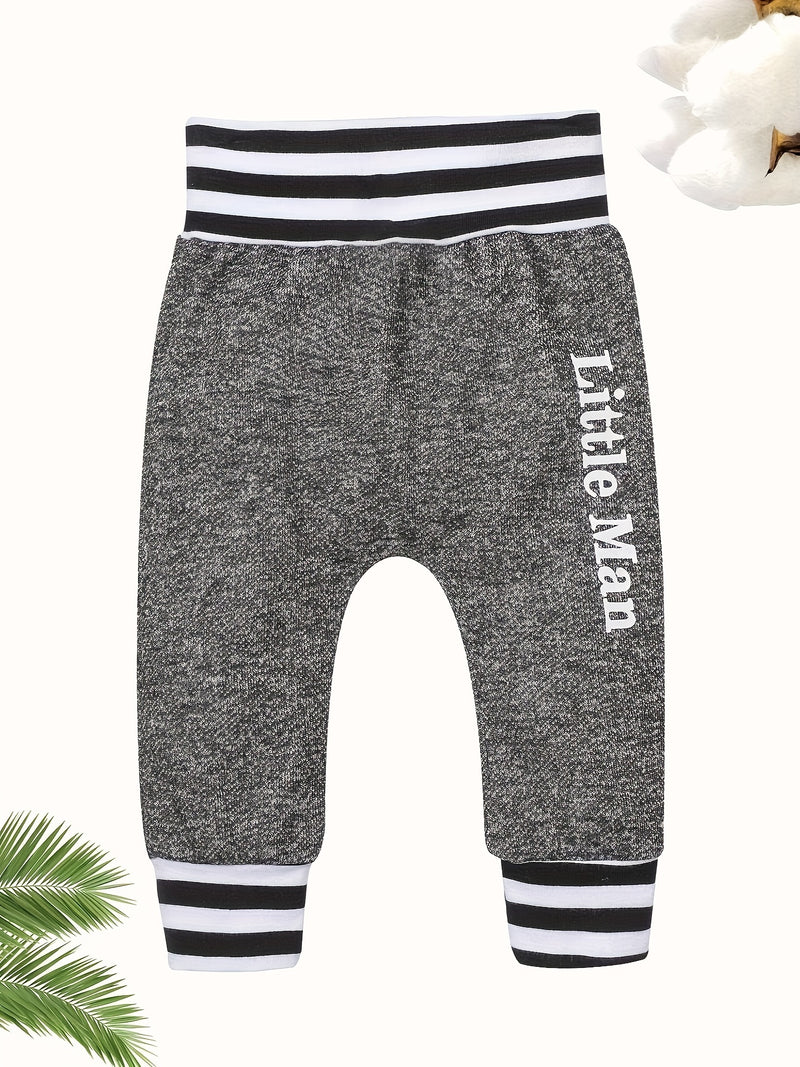 2pcs, Infant Baby Boys Cute Casual Outfits, AiN'T NO MAMA LiKe THE ONE I GOT Letter Print Hooded Long Sleeve Romper + Trousers Suit