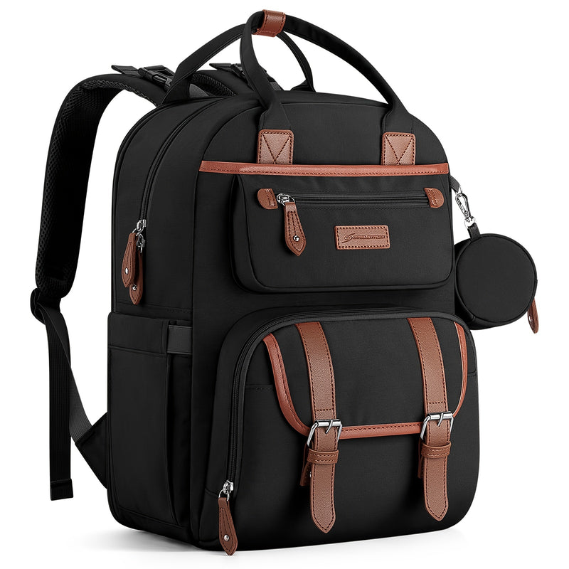 23-30L Expandable Diaper Backpack for Moms & Dads - TSA-Approved Baby Bag with Changing Pad, Stroller Straps, Pacifier Holder & Multiple Compartments - Durable Polyester Travel Essentials Backpack (Grey), Travel Baby Bag | St