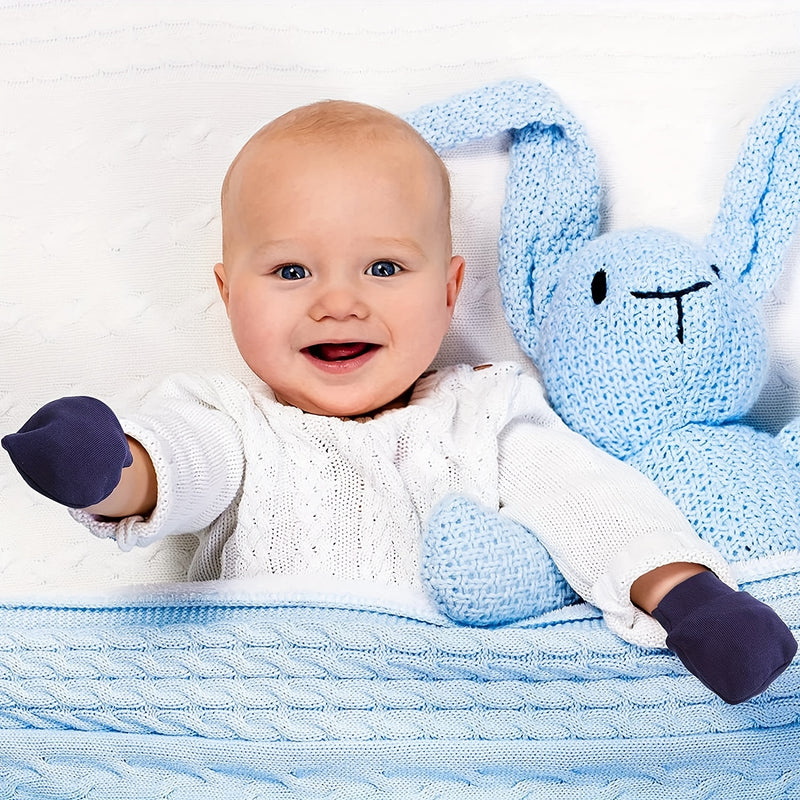 6pairs Newborn Infant Cotton Comfortable Breathable Mittens Anti-Eating Hand Gloves For Baby Girls And Boys