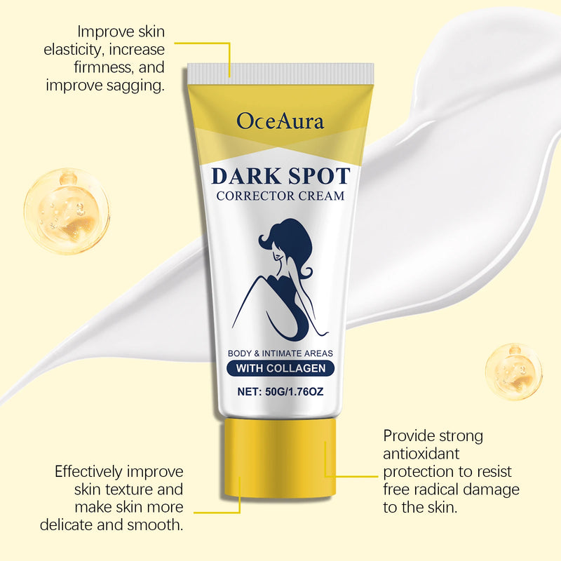 Oceaura Body Dark Spot Corrector Cream Hydrating Reduce Dullness Balance Skin Tone Enhance Skin Elasticity Whitening Body Cream