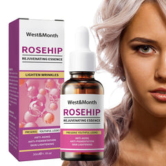 30ml Rose Fruit Essence Face Firm Fade Dark Spot Shrink Pores Reduce Wrinkles Antioxidant Moisturizing Lighting Skin Care Serum