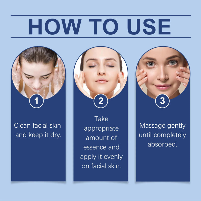 OUHOE Essence Series Brightening Care Facial Moisturizing Skin Firming Care Serum Dark Spot Reduction Gentle for All Skin Types