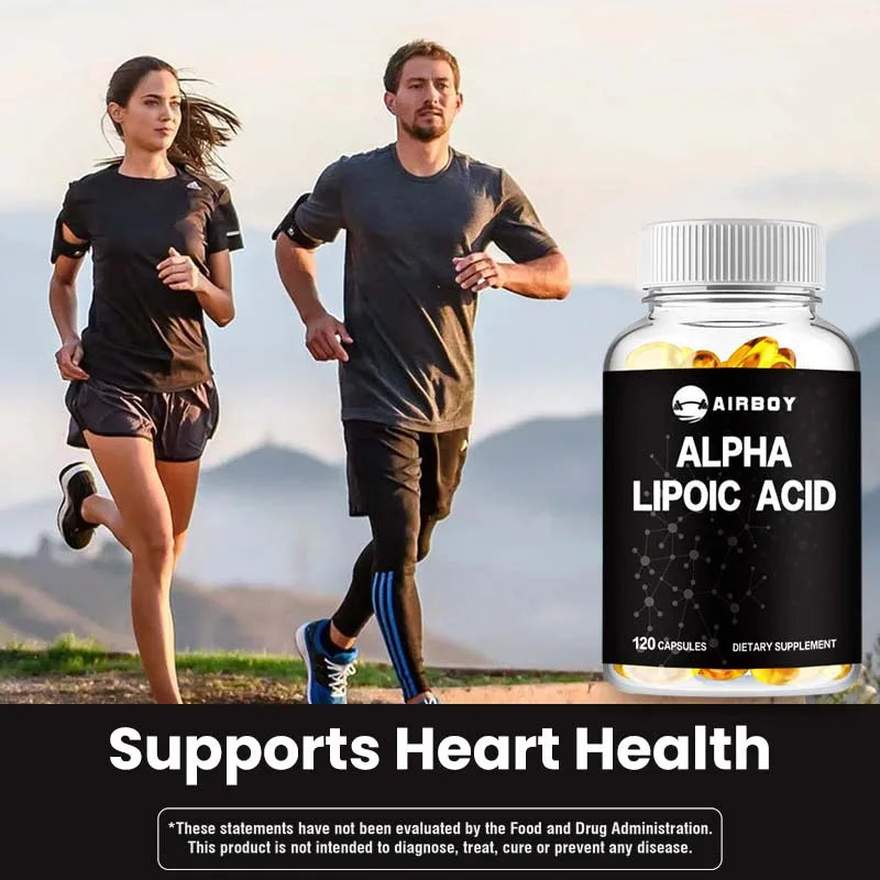 Alpha Lipoic Acid 600 Mg - Supports Antioxidant Health and Sugar Metabolism and Helps Relieve Nerve Pain - 120 Capsules