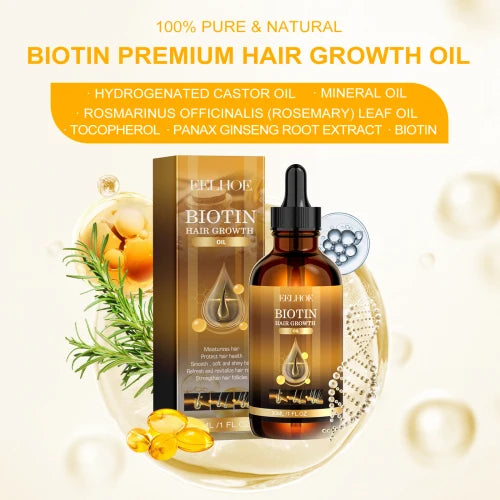 EELHOE Biotin  Scalp Massage Treatment Soft Hair Essential Oil