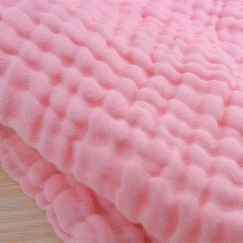 Baby Swaddle Blanket Muslin Newborn Wrap for Child Kids Boys Girls Bath Towel Infant Solid Soft Cotton Stroller Cover 105*105cm
