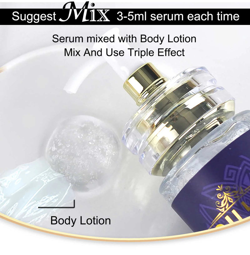 AILKE Glutathione 5-in-1 Women Skin Care Kit, With Body Lotion, Serum, Dark Spot Removal Cream, Body Cream, Brightening Soap