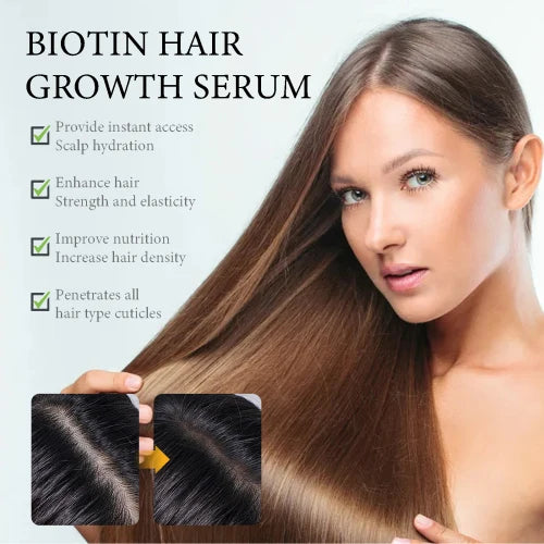 OUHOE Biotin Hair Growth Serum with Ginger Extract – Nourish & Repair Roots