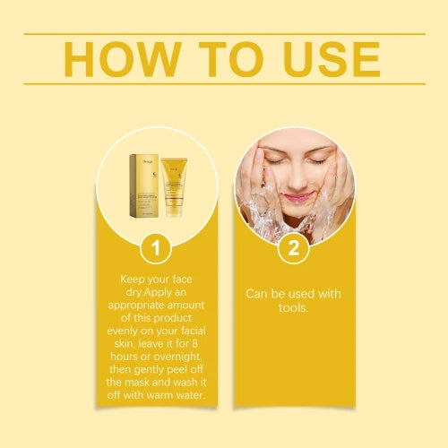 Hoygi Turmeric Collagen Tearing Mask – Hydrating, Brightening & Pore-Tightening Face Treatment