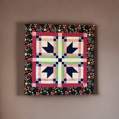 Wall Hanging, Flowers and Mushrooms