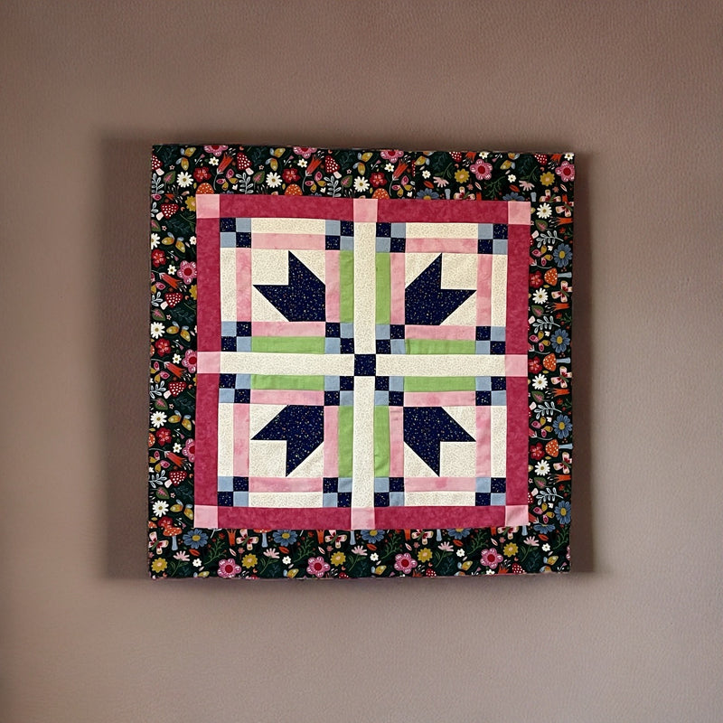 Wall Hanging, Flowers and Mushrooms