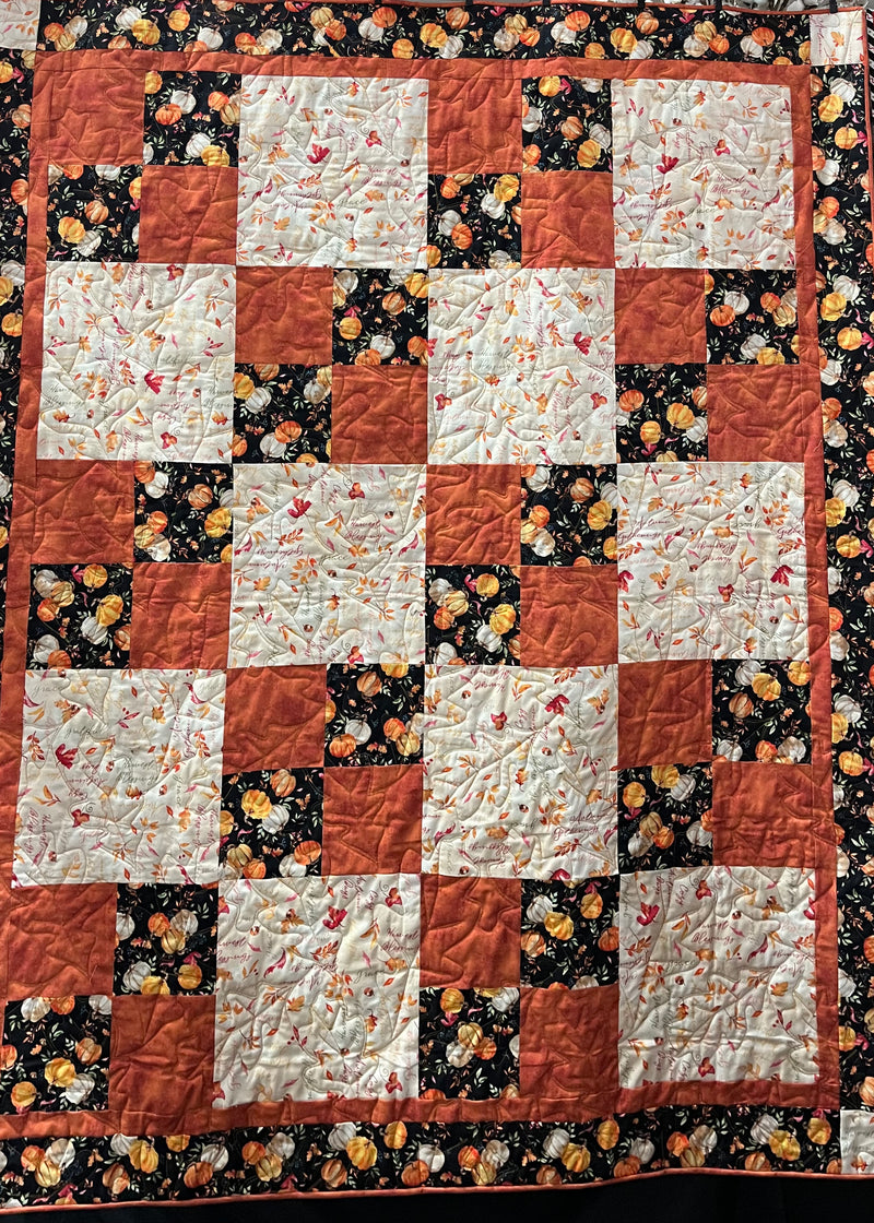 Autumn Themed 3 Yard Quilt