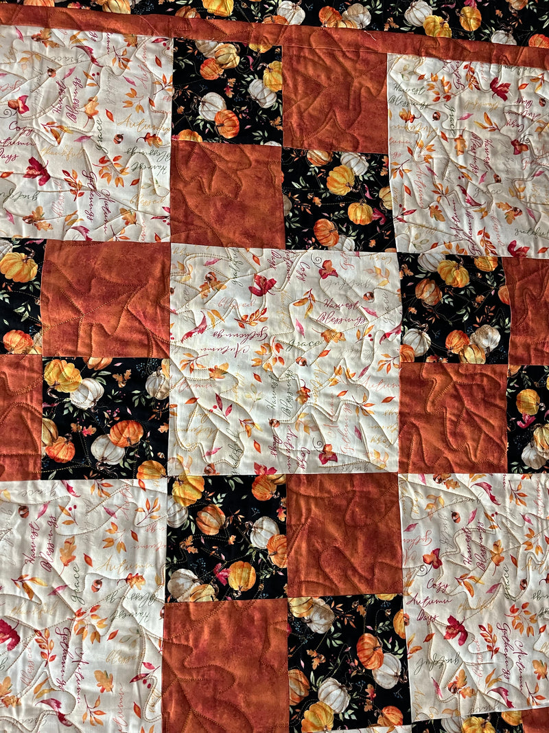 Autumn Themed 3 Yard Quilt
