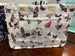 Multicolor Butterflies on White