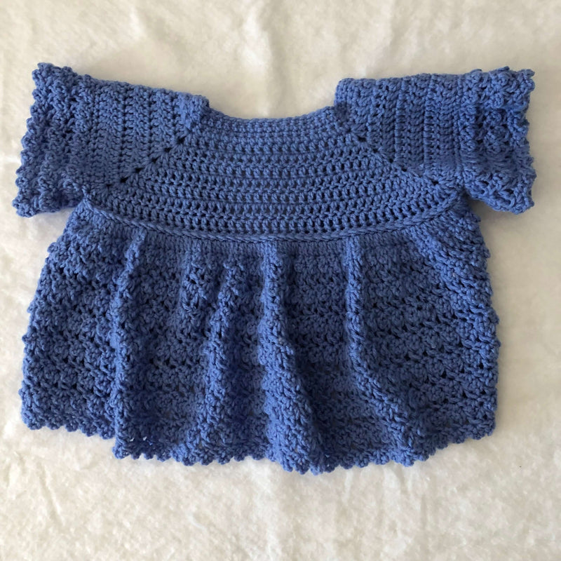 Child's Shrug, Flutter Sleeve, Crocheted