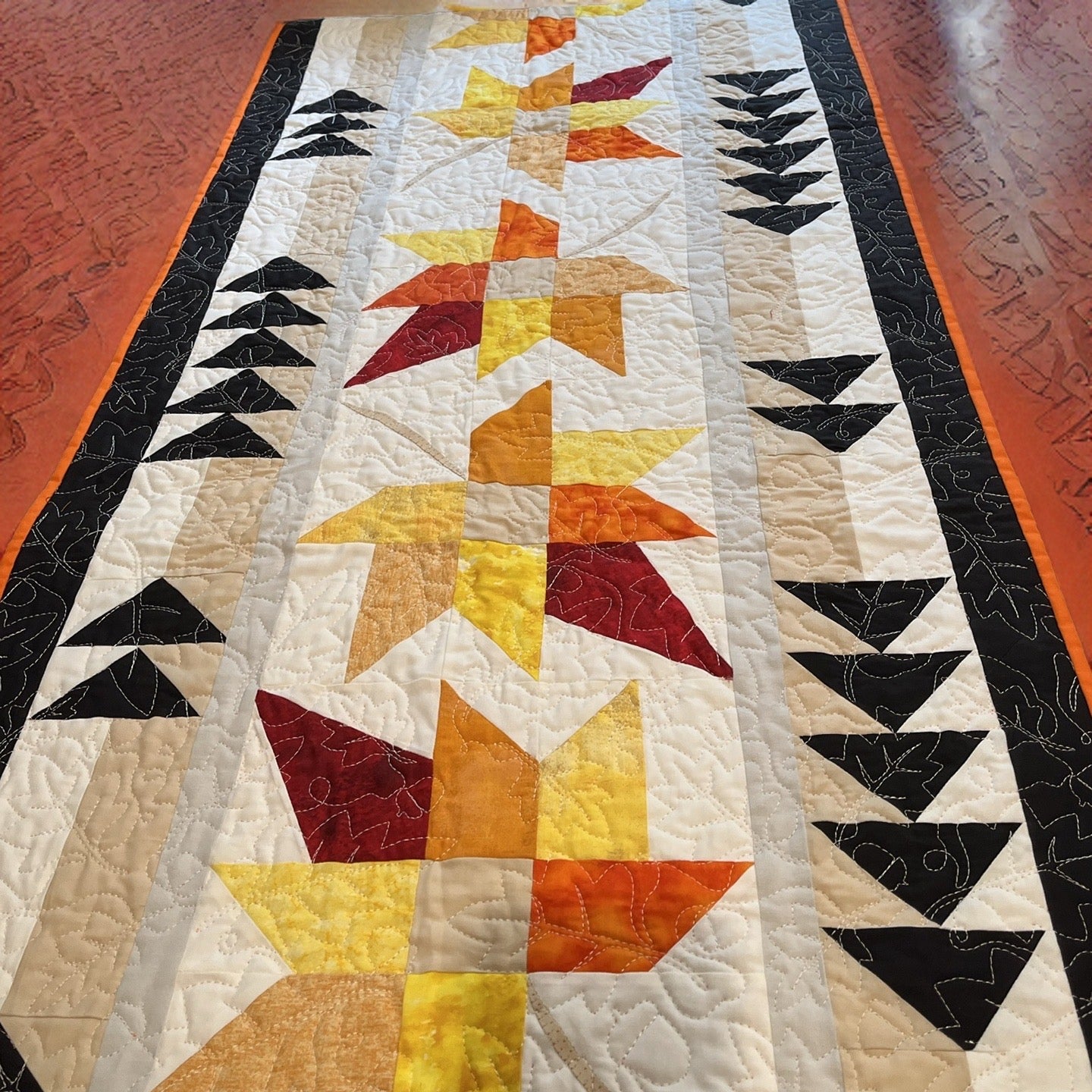 Table Runner, Falling Leaf