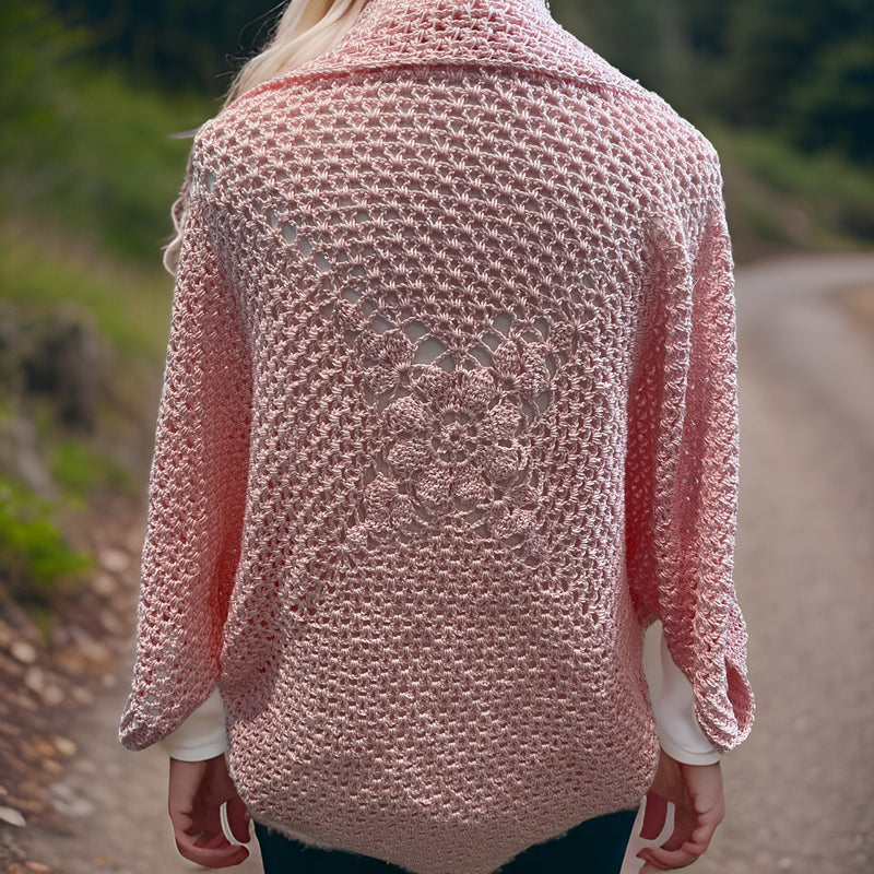 Spring Blossom Cocoon Sweater
