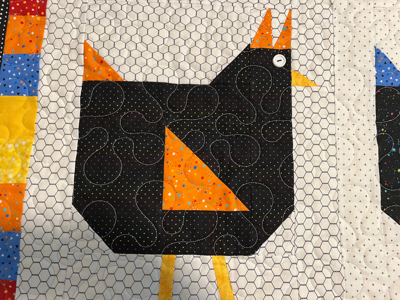 Chicken Walk Table Runner