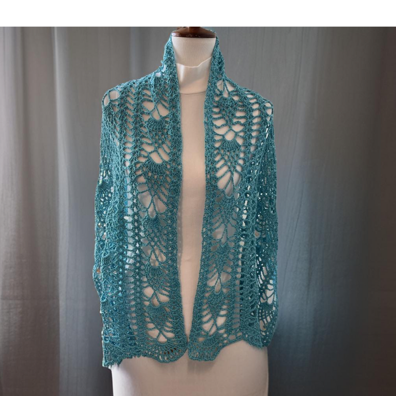 Summer Wrap, Pineapple Motif