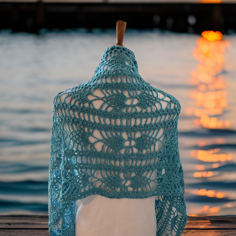 Summer Wrap, Pineapple Motif