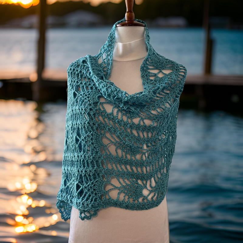 Summer Wrap, Pineapple Motif