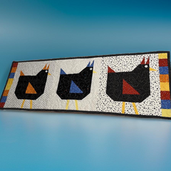 Chicken Walk Table Runner