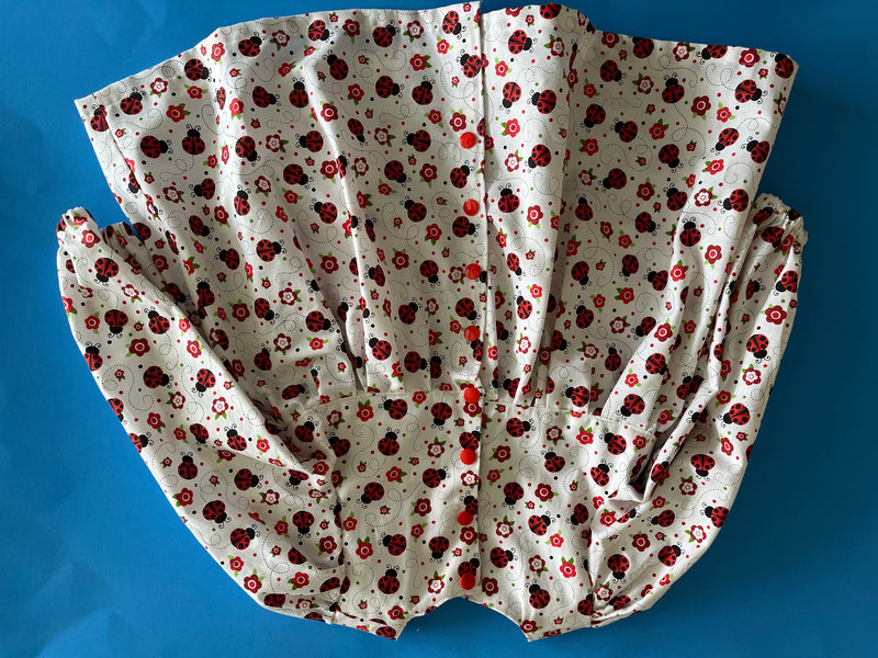 Child's Dress, Ladybugs LS