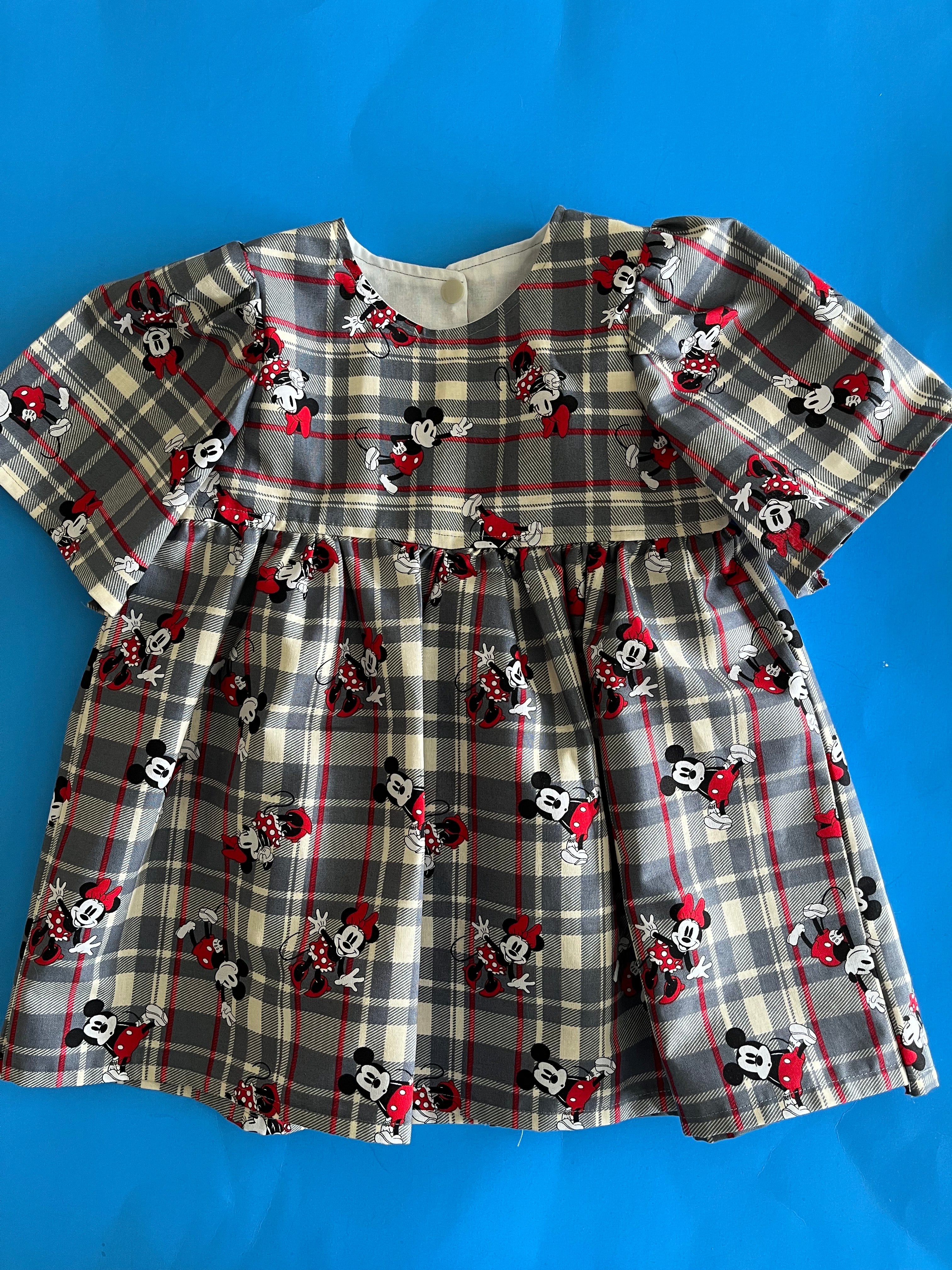 Infant Dress, Mickey/Minnie SS