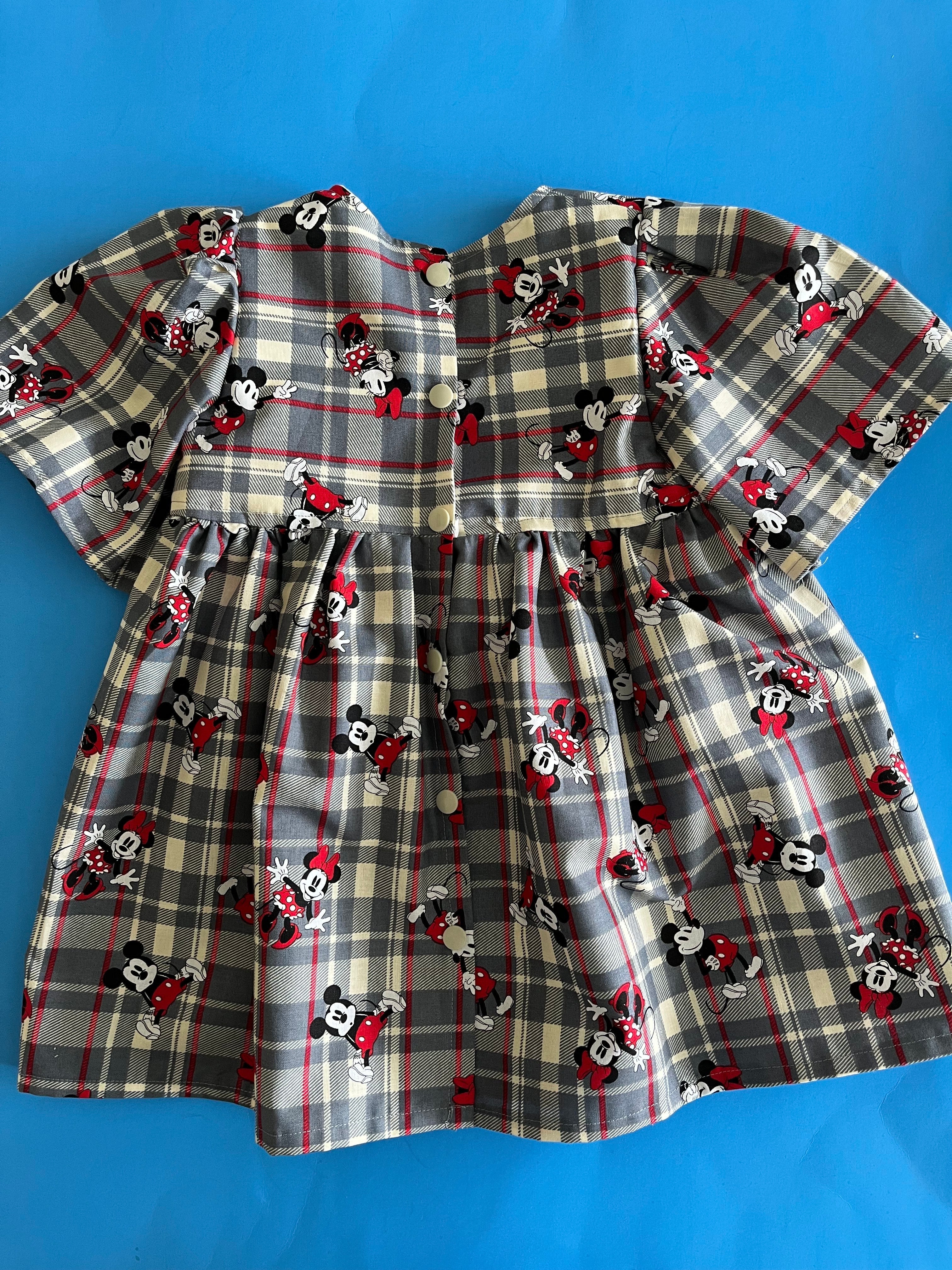 Infant Dress, Mickey/Minnie SS