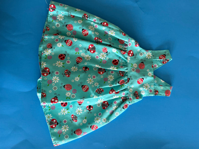 Child's Sundress, Blue/Sparkle LadyB