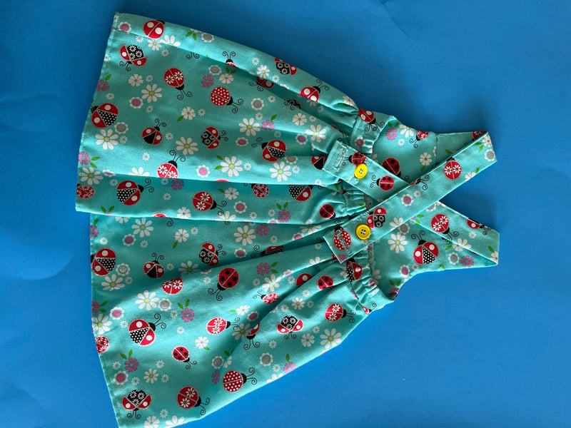 Child's Sundress, Blue/Sparkle LadyB