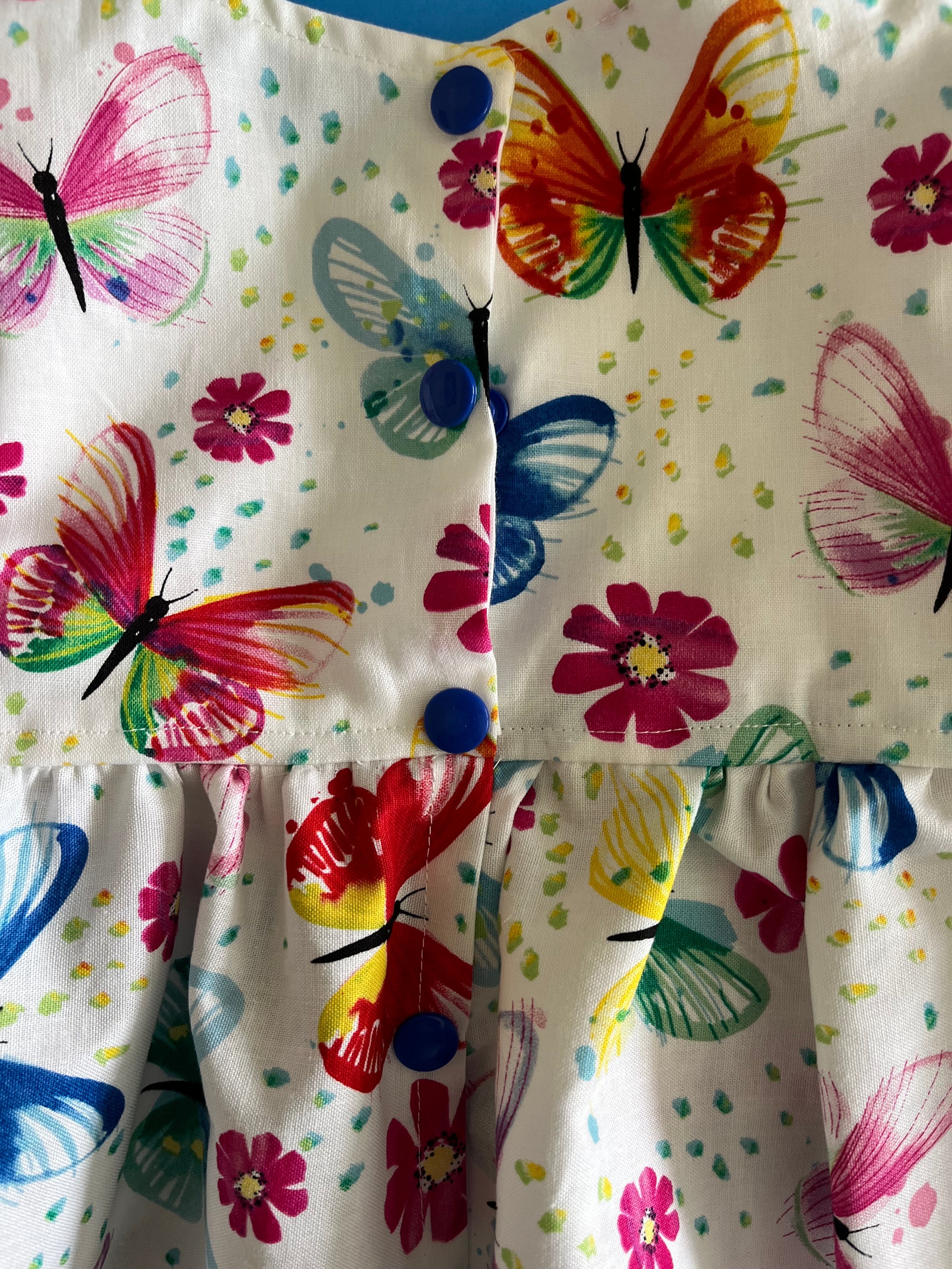Infant Dress, Butterflies, SS