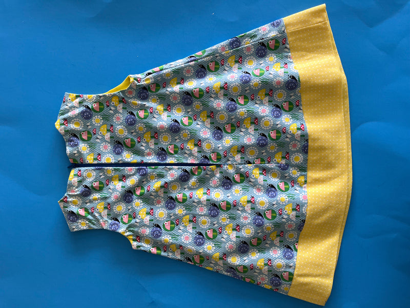 Child's Dress, Snails and Mushrooms
