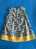 Toddler Dress, Snails and Mushrooms