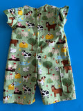 Romper, Farm Animals w/ Sleeves