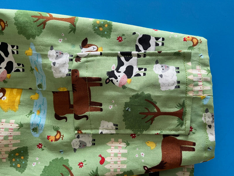 Romper, Farm Animals w/ Sleeves