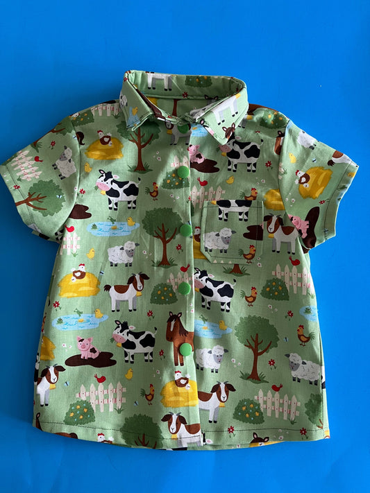 Toddler Shirt, Farm Animals