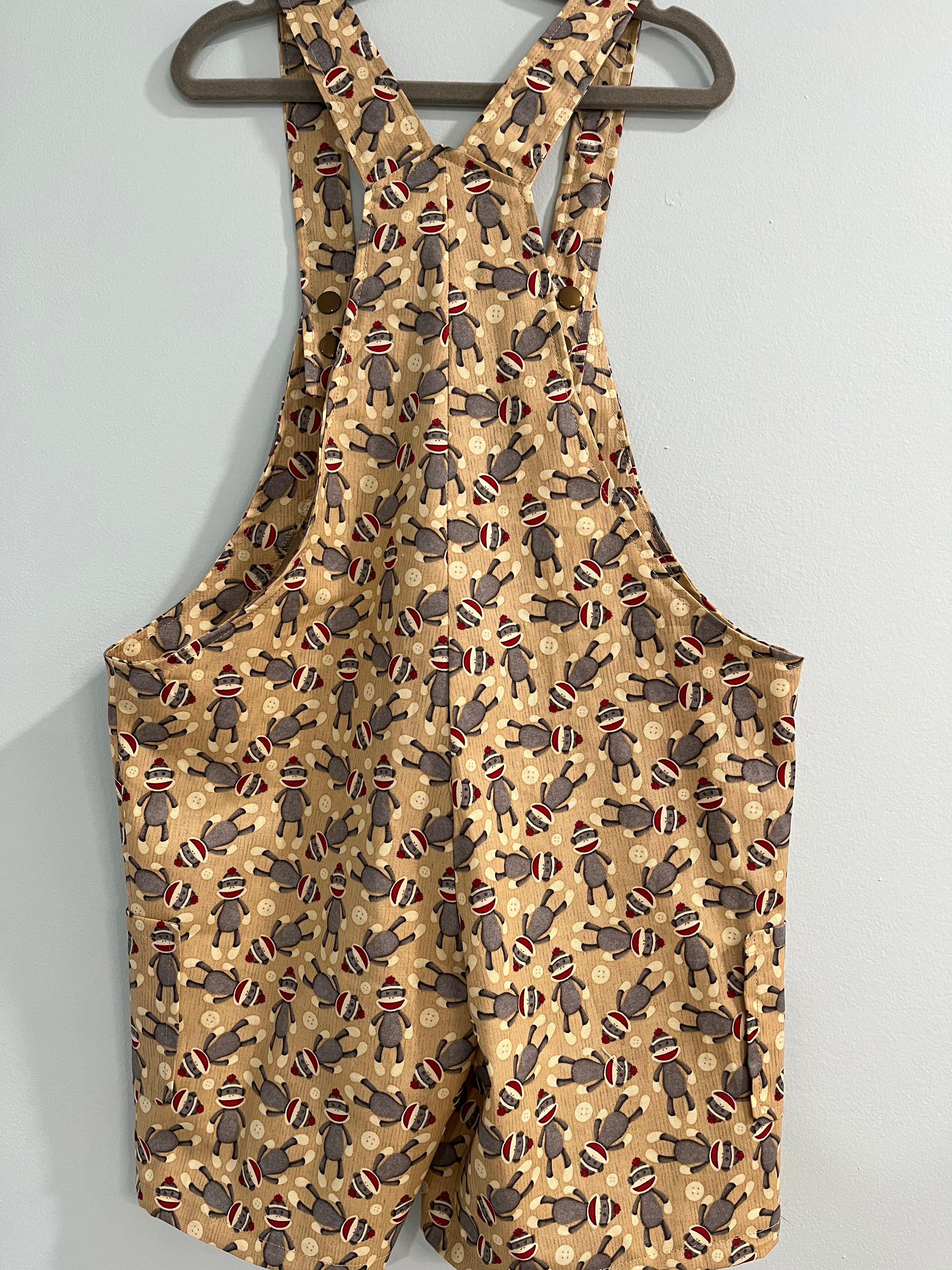 Child's Romper, Sock Monkeys