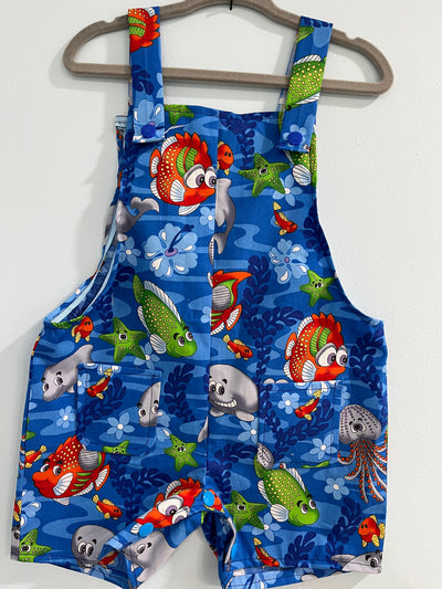 Child's Romper, Funny Fish