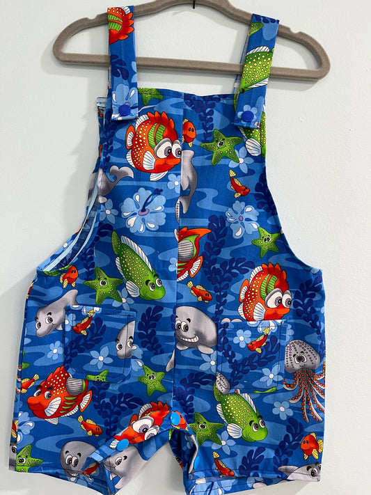 Child's Romper, Funny Fish