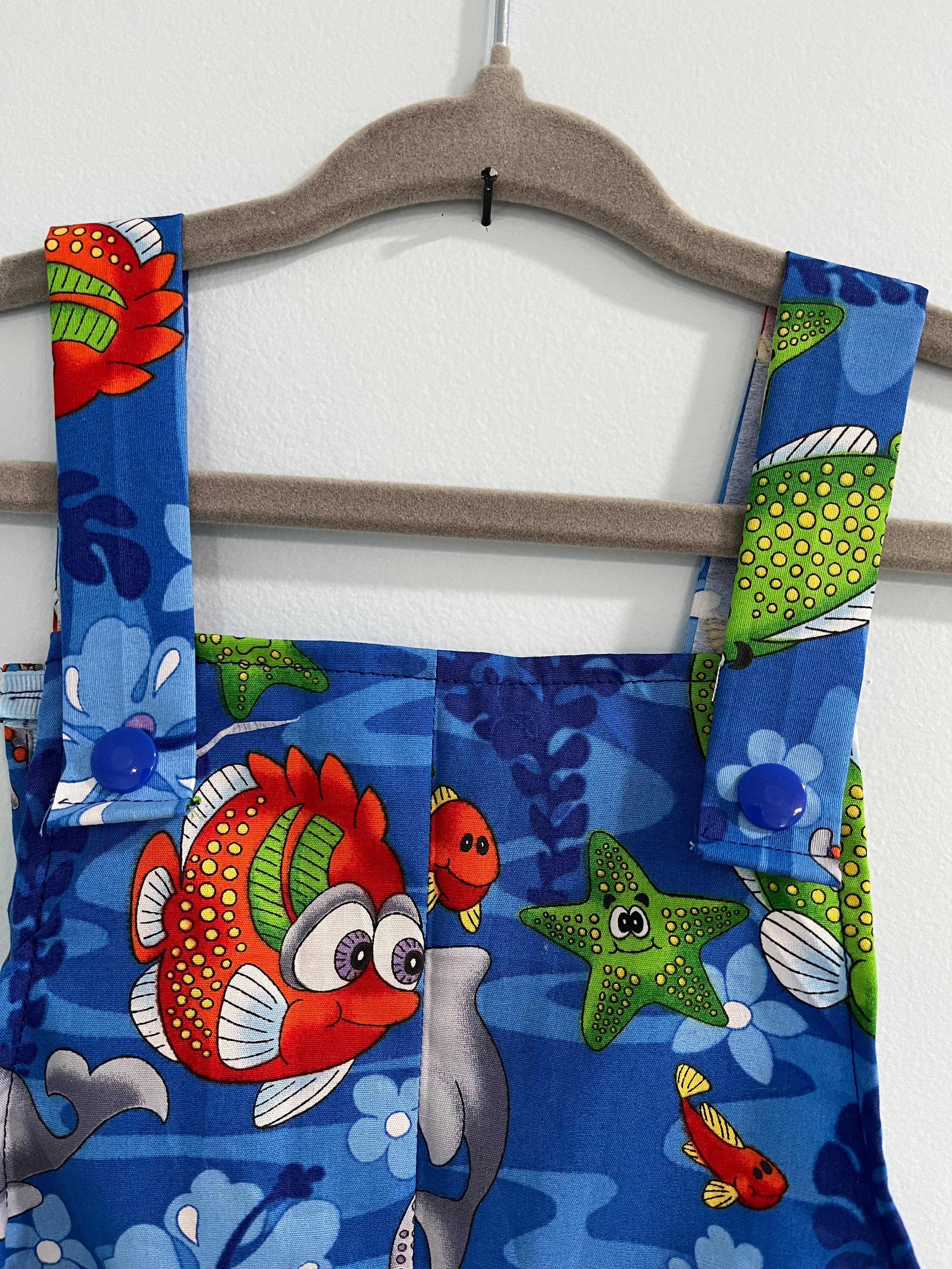 Child's Romper, Funny Fish