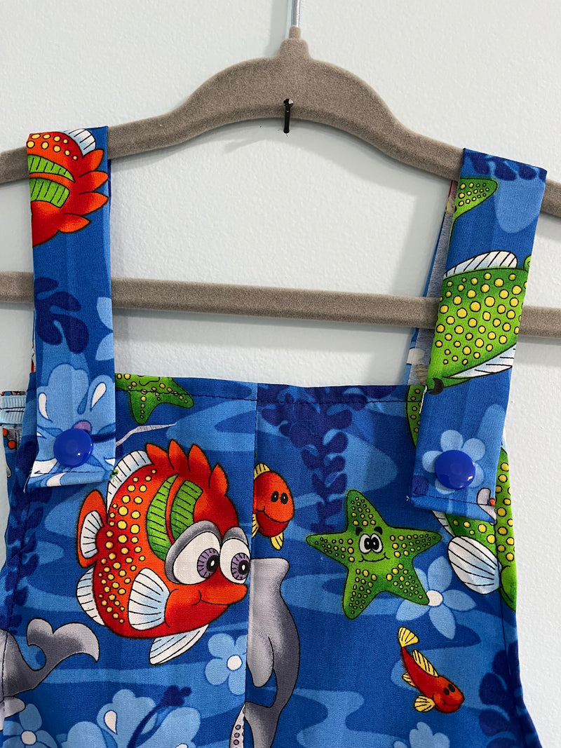 Child's Romper, Funny Fish