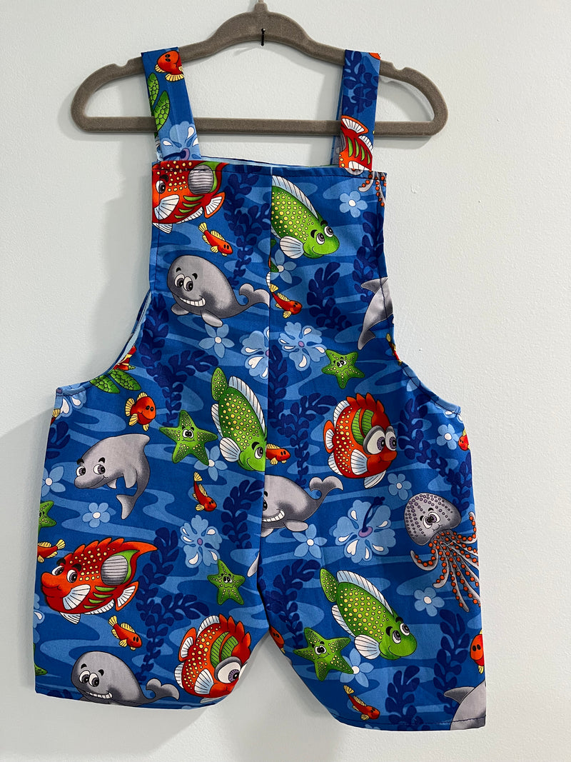 Child's Romper, Funny Fish
