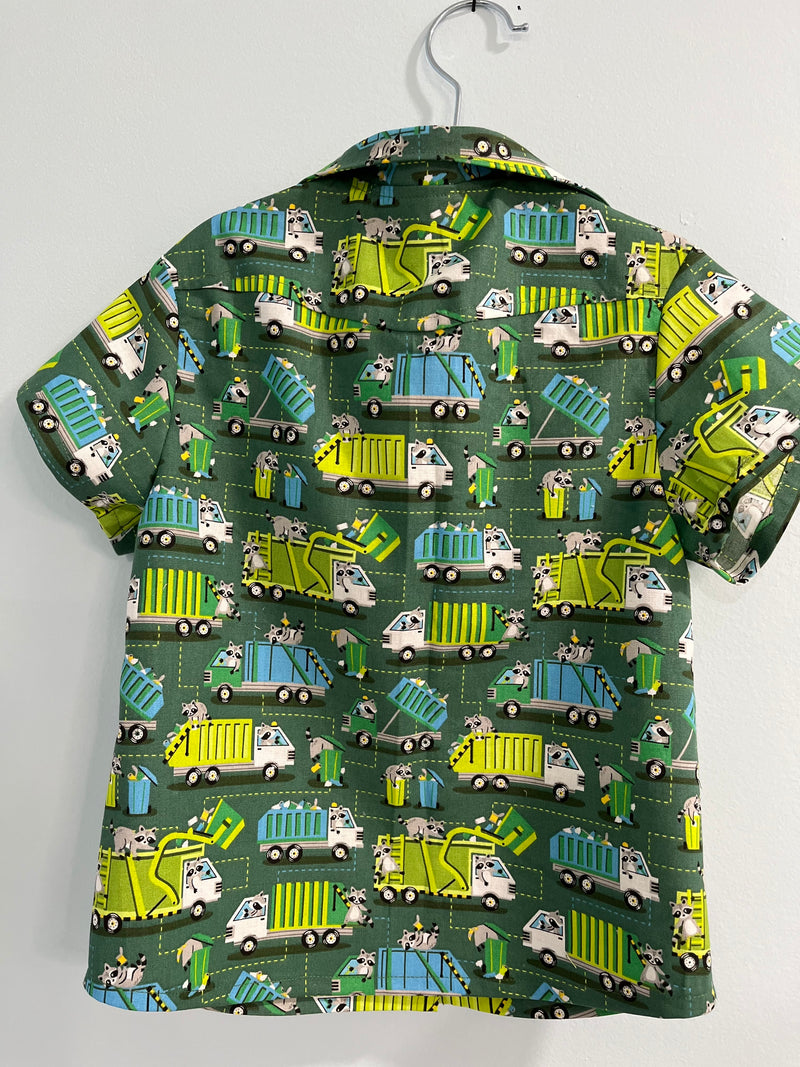 Child's Shirt, Recycle Trucks