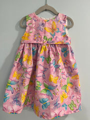 Child's Dress, Sparkly Butterflys