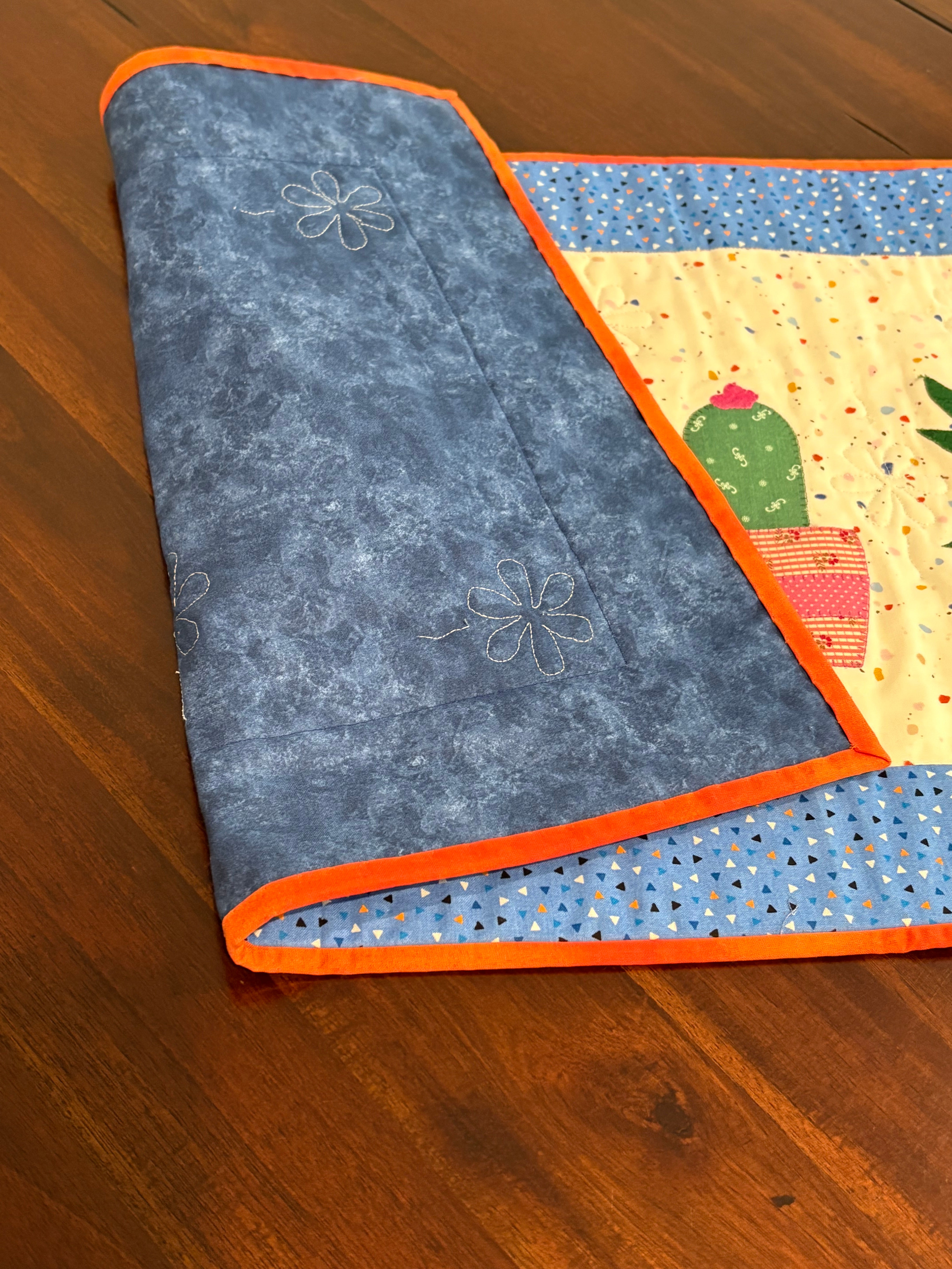 Table Runner, Parade of Potted Plants
