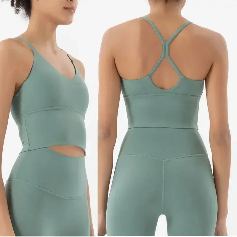 Sportswear Woman Gym Sports Bra and Leggings Woman 2 Piece Set Outifit Naked Feeling Female Fitness Clothing Women' Tracksuit