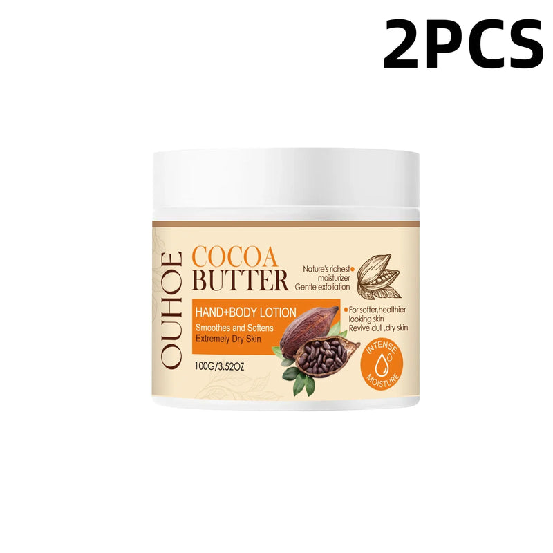 Cocoa Butter Body Lotion Dark Spot Corrector & Hydrating Moisturizer Brightening Cream Even Skin Tone Non-Greasy Fast Absorbing