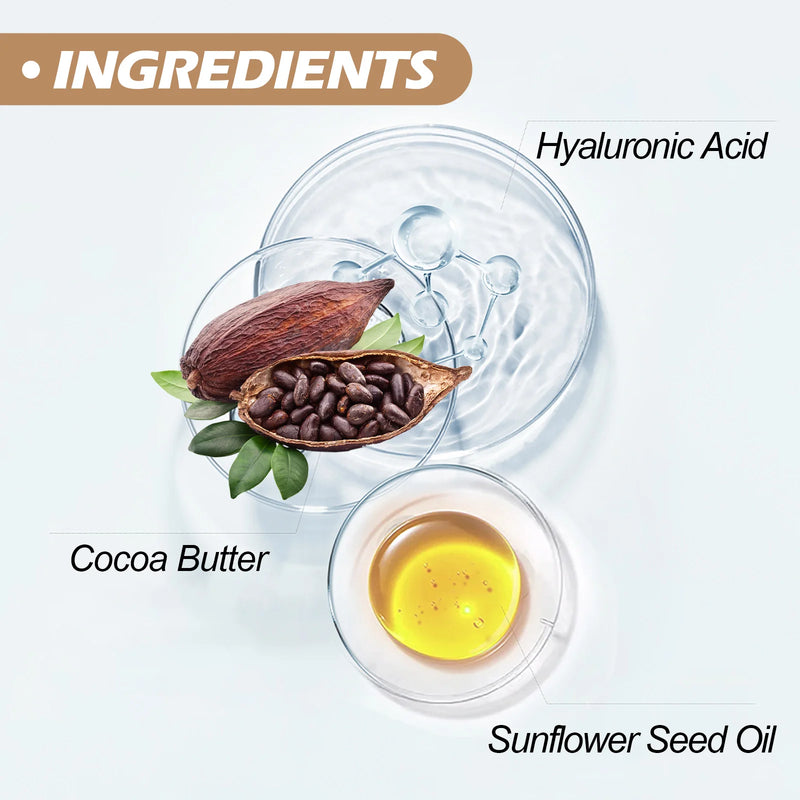 Cocoa Butter Body Lotion Dark Spot Corrector & Hydrating Moisturizer Brightening Cream Even Skin Tone Non-Greasy Fast Absorbing